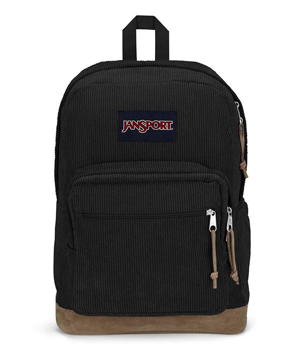 black backpack with leather bottom JanSport Pitstop Daypack out changing station comes with a thicker Dickies Black Faux Leather Bottom